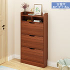 Wooden 115cm Height 3 Tier Shoe Sideboard Cabinet For Livingroom